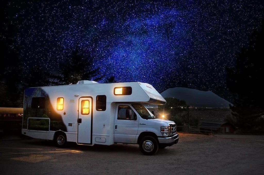 rv, nature, camper, night, camping, adventure, outdoor, campsite, travel, caravan, vacation, trailer, motorhome, camp, evening, journey, campground, summer, caravaning, holiday, traveler